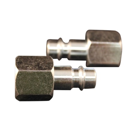 Milton 3/8" FNPT V Style High Flow Steel Plug S763-1